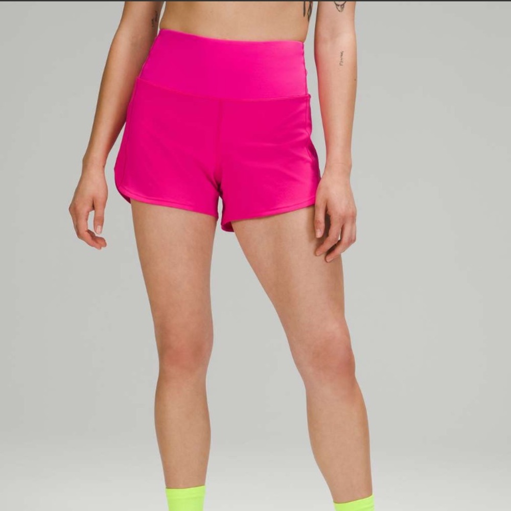 lululemon athletica Speed Up High-Rise Shorts 4in Sonic Pink